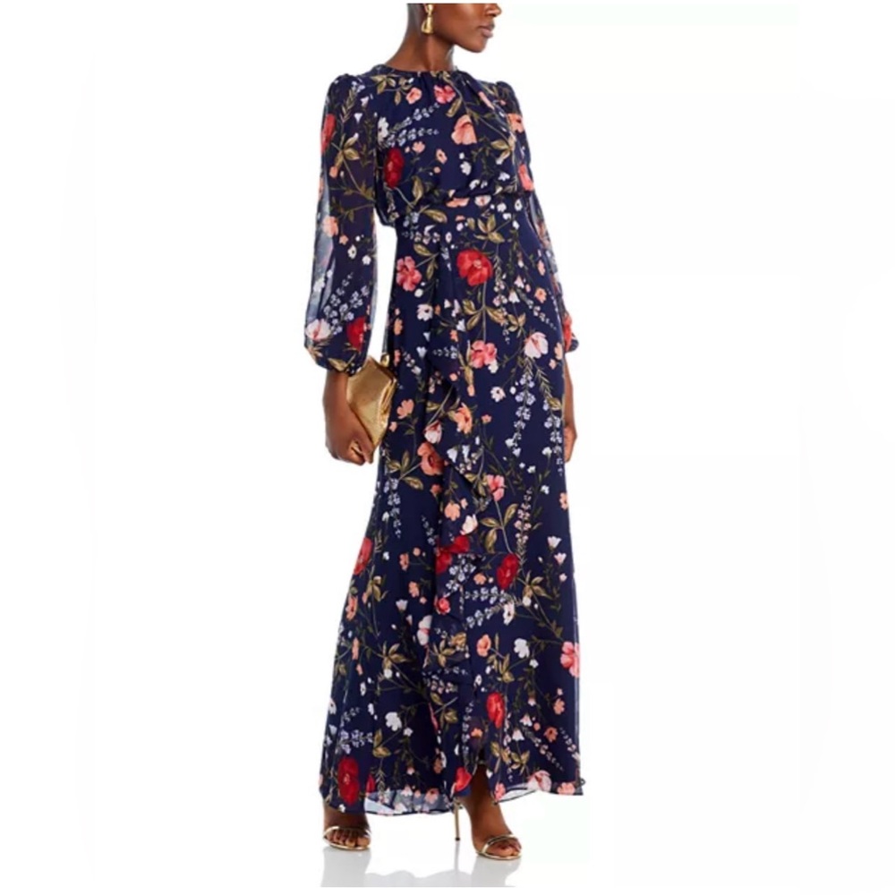 Eliza J Long Sleeve Maxi Dress